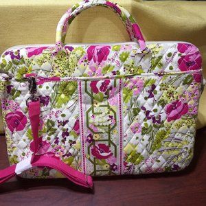 Vera Bradley Laptop Portfolio Case Hard Shell Bag